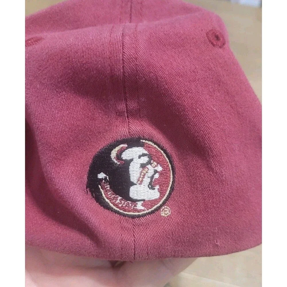 Vintage Nike Team FSU Florida State Seminoles Hat Cap Child 0-5 Fitted Garnet